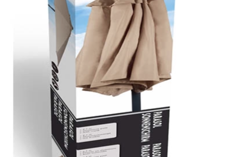 Parasol 2.7mtr taupe zwengel