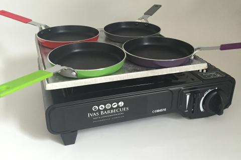 PartyGaskomfoor met Gourmetpan en plaat