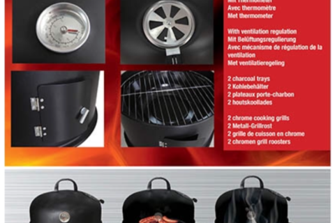 BBQ Smoker 80x53x42cm