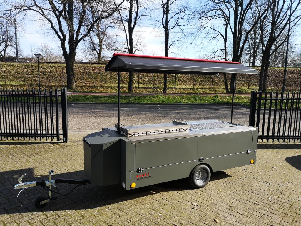 Grand Barbecue aanhangwagen x 6 brander